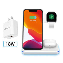 Cargar imagen en el visor de la galería, Casekis Wireless Charger for iPhone iWatch and Airpods
