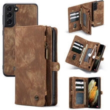 Cargar imagen en el visor de la galería, Casekis Wallet PU Leather Case for Galaxy S22 Plus 5G
