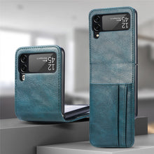 Load image into Gallery viewer, Casekis Folding Multi-card Leather Case for Galaxy Z Flip 4 5G
