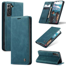 Load image into Gallery viewer, Casekis Retro Wallet Case For Galaxy S22 5G
