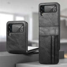 गैलरी व्यूवर में इमेज लोड करें, Casekis Folding Multi-card Leather Case for Galaxy Z Flip 3 5G

