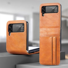 Load image into Gallery viewer, Casekis Folding Multi-card Leather Case for Galaxy Z Flip 4 5G
