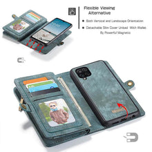 गैलरी व्यूवर में इमेज लोड करें, Casekis Samsung Galaxy A12 Multifunctional Wallet PU Leather Case - Casekis
