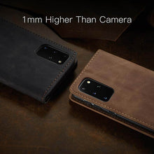 Muat gambar ke penampil Galeri, CASEKIS 2021 Retro Wallet Case For Samsung S20 Plus - Casekis
