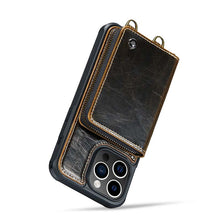 Carica l'immagine nel visualizzatore di Gallery, Casekis Zipper Crossbody Wallet RFID Phone Case Coffee
