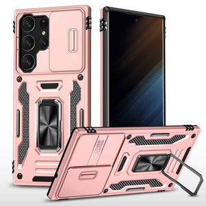 Casekis Sliding Camera Cover Anti-Fall Phone Case Rose Gold