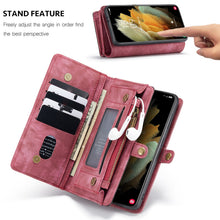 Cargar imagen en el visor de la galería, Casekis Wallet PU Leather Case for Galaxy S22 Plus 5G
