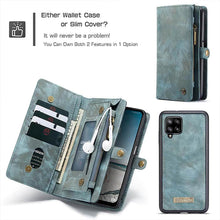 गैलरी व्यूवर में इमेज लोड करें, Casekis Samsung Galaxy A12 Multifunctional Wallet PU Leather Case - Casekis
