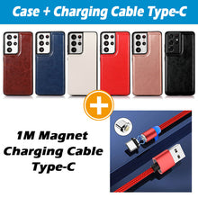 Charger l'image dans la galerie, Casekis Cardholder Leather Wallet Phone Case For Galaxy S21 Ultra
