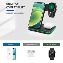 Cargar imagen en el visor de la galería, Casekis Wireless Charger for iPhone iWatch and Airpods

