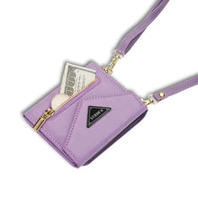 Carica l'immagine nel visualizzatore di Gallery, Casekis Crossbody Strap Leather Magnetic Wallet Case For Galaxy Z Flip 3 5G

