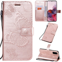 Charger l'image dans la galerie, 2021 Upgraded 3D Embossed Butterfly Wallet Phone Case For Samsung S20 FE 4G/5G - Casekis
