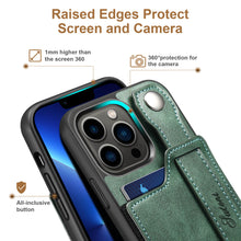 Load image into Gallery viewer, Casekis Wristband Stand Phone Case Green
