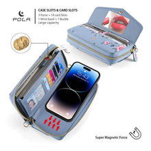Charger l'image dans la galerie, Casekis Multifunction Tote Crossbody Phone Bag Blue
