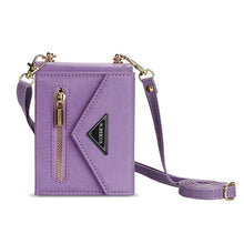 Carica l'immagine nel visualizzatore di Gallery, Casekis Crossbody Strap Leather Magnetic Wallet Case For Galaxy Z Flip 3 5G
