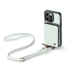 Carica l'immagine nel visualizzatore di Gallery, Casekis Zipper Crossbody Wallet RFID Phone Case White

