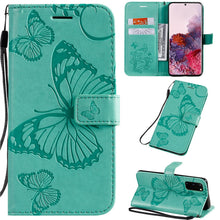Charger l'image dans la galerie, 2021 Upgraded 3D Embossed Butterfly Wallet Phone Case For Samsung S20 FE 4G/5G - Casekis
