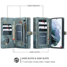 Load image into Gallery viewer, Casekis Samsung Galaxy S21 Series Multifunctional Wallet PU Leather Case - Casekis
