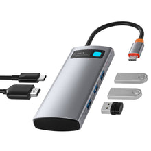 Carregar imagem no visualizador da galeria, 5 in 1 USB C Hub Docking Station
