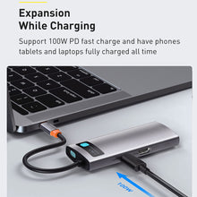 Carregar imagem no visualizador da galeria, 5 in 1 USB C Hub Docking Station

