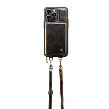 Carica l'immagine nel visualizzatore di Gallery, Casekis Zipper Crossbody Wallet RFID Phone Case Coffee
