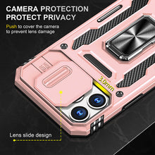 Load image into Gallery viewer, Casekis Sliding Camera Cover Anti-Fall Phone Case Rose Gold
