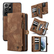 Load image into Gallery viewer, Casekis Samsung Galaxy S21 Series Multifunctional Wallet PU Leather Case - Casekis
