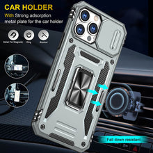 Load image into Gallery viewer, Casekis Sliding Camera Cover Anti-Fall Phone Case Gray
