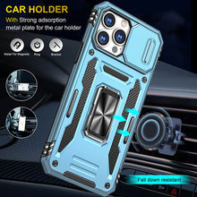 Load image into Gallery viewer, Casekis Sliding Camera Cover Anti-Fall Phone Case Light Blue
