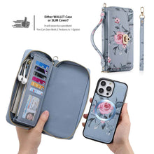 Charger l'image dans la galerie, Casekis Multifunction Tote Crossbody Phone Bag Blue
