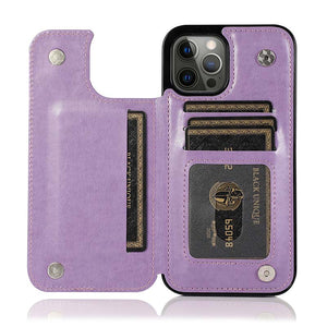 Casekis Butterfly Embossing Wallet Phone Case Purple