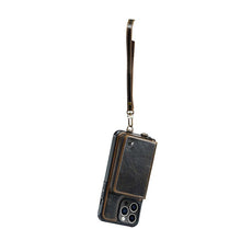 Carica l'immagine nel visualizzatore di Gallery, Casekis Zipper Crossbody Wallet RFID Phone Case Coffee

