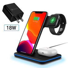 Cargar imagen en el visor de la galería, Casekis Wireless Charger for iPhone iWatch and Airpods
