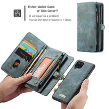 गैलरी व्यूवर में इमेज लोड करें, Casekis Samsung Galaxy A12 Multifunctional Wallet PU Leather Case - Casekis
