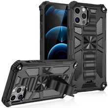 Load image into Gallery viewer, Casekis Armor Shockproof With Kickstand Phone Case Black
