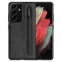 Load image into Gallery viewer, Premium leather Phone Case With S Pen Slot For Galaxy S21 Ultra 5G-Free Shipping - Casekis
