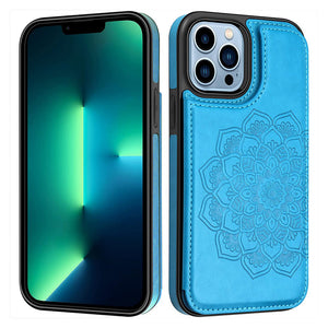 Casekis Mandala Embossed Phone Case Blue