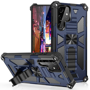 Casekis Armor Shockproof With Kickstand Phone Case Blue