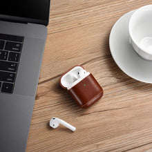 Carica l'immagine nel visualizzatore di Gallery, Casekis Genuine Leather Case for AirPods 1/2
