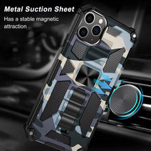 Load image into Gallery viewer, Casekis Armor Shockproof With Kickstand Phone Case Light Blue Camouflage
