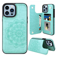 Load image into Gallery viewer, Casekis Mandala Embossed Phone Case Green
