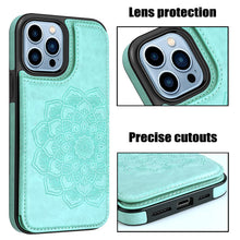 Load image into Gallery viewer, Casekis Mandala Embossed Phone Case Green
