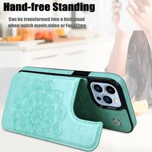 Load image into Gallery viewer, Casekis Mandala Embossed Phone Case Green
