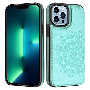 Casekis Mandala Embossed Phone Case Green