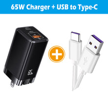 Görseli Galeri görüntüleyiciye yükleyin, 65W GaN Charger 3-Port PD Portable Charger
