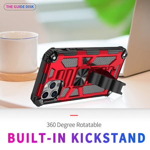 Casekis Armor Shockproof With Kickstand Phone Case Red