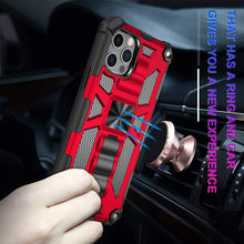 Load image into Gallery viewer, Casekis Armor Shockproof With Kickstand Phone Case Red
