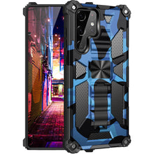 Load image into Gallery viewer, Casekis Armor Shockproof With Kickstand Phone Case Dark Blue Camouflage
