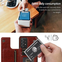 Lade das Bild in den Galerie-Viewer, Casekis Cardholder Leather Wallet Phone Case For Galaxy A52 4G/5G
