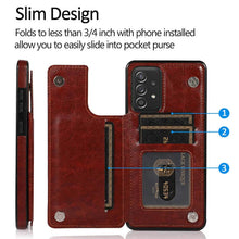 Lade das Bild in den Galerie-Viewer, Casekis Cardholder Leather Wallet Phone Case For Galaxy A52 4G/5G
